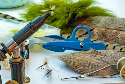 Fly tying at Stick2it